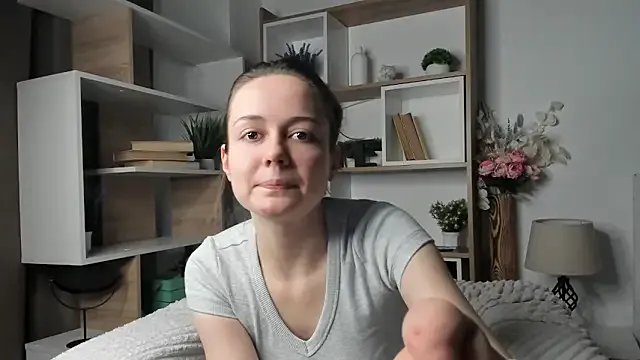 MalvinaTrafford — Biting lips with eyes contact